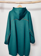 Load image into Gallery viewer, Jersey green flowy coat