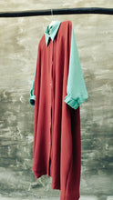Load image into Gallery viewer, Oversized shirt dress in terracotta