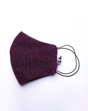 Load image into Gallery viewer, Glitter purple mask