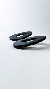 Black M organic shape