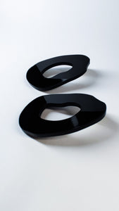 Black M organic shape