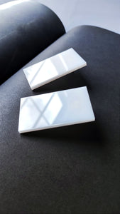 M rectangular shape WHITE