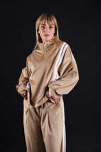 Load image into Gallery viewer, Unisex velvet sweater 2 stripes
