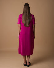 Load image into Gallery viewer, Fuchsia classic dress
