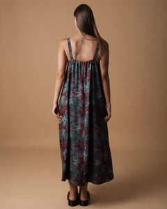 Printed stripped dress