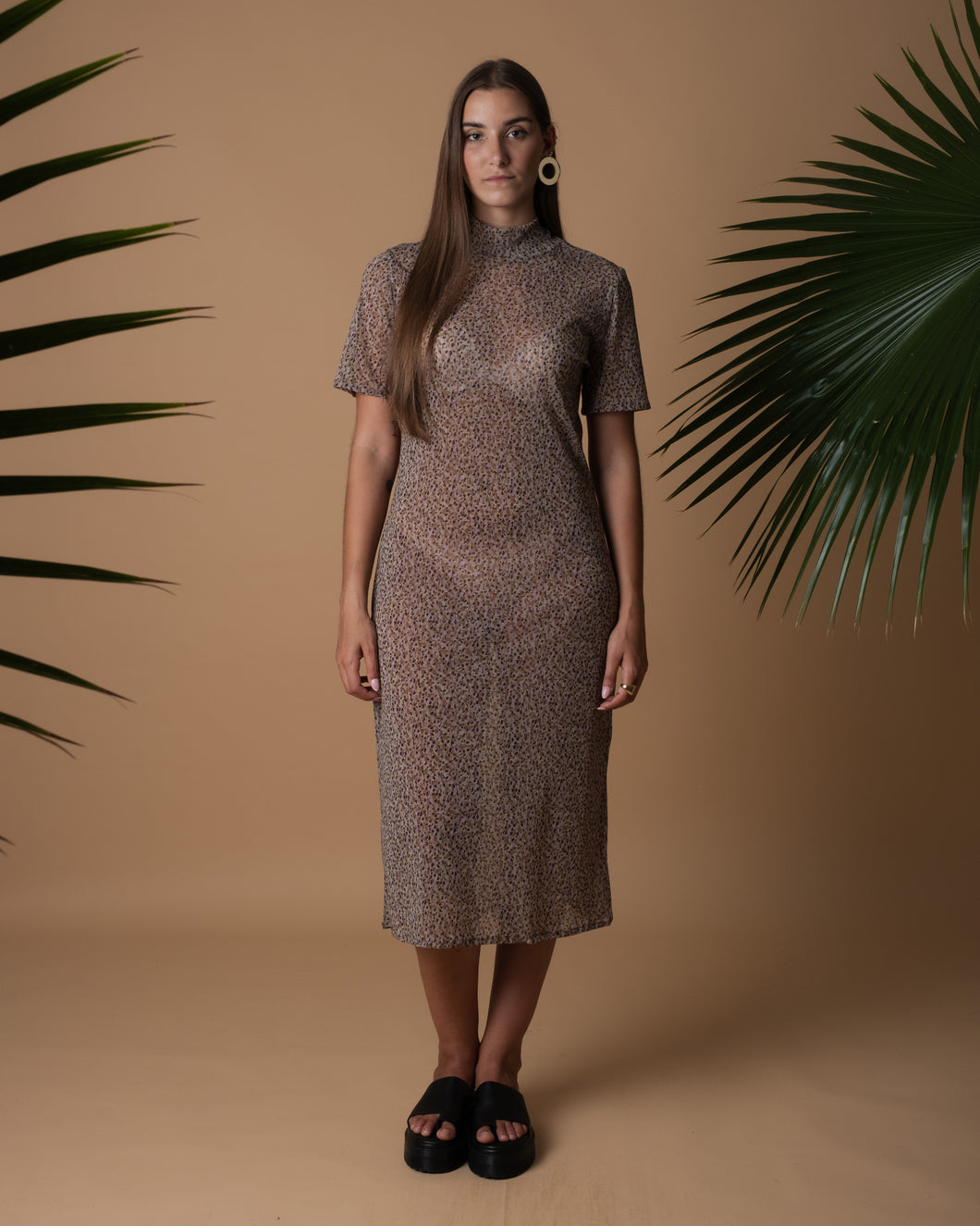 Transparent long dress