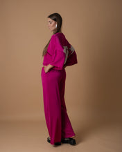 Load image into Gallery viewer, Fuchsia wide pants
