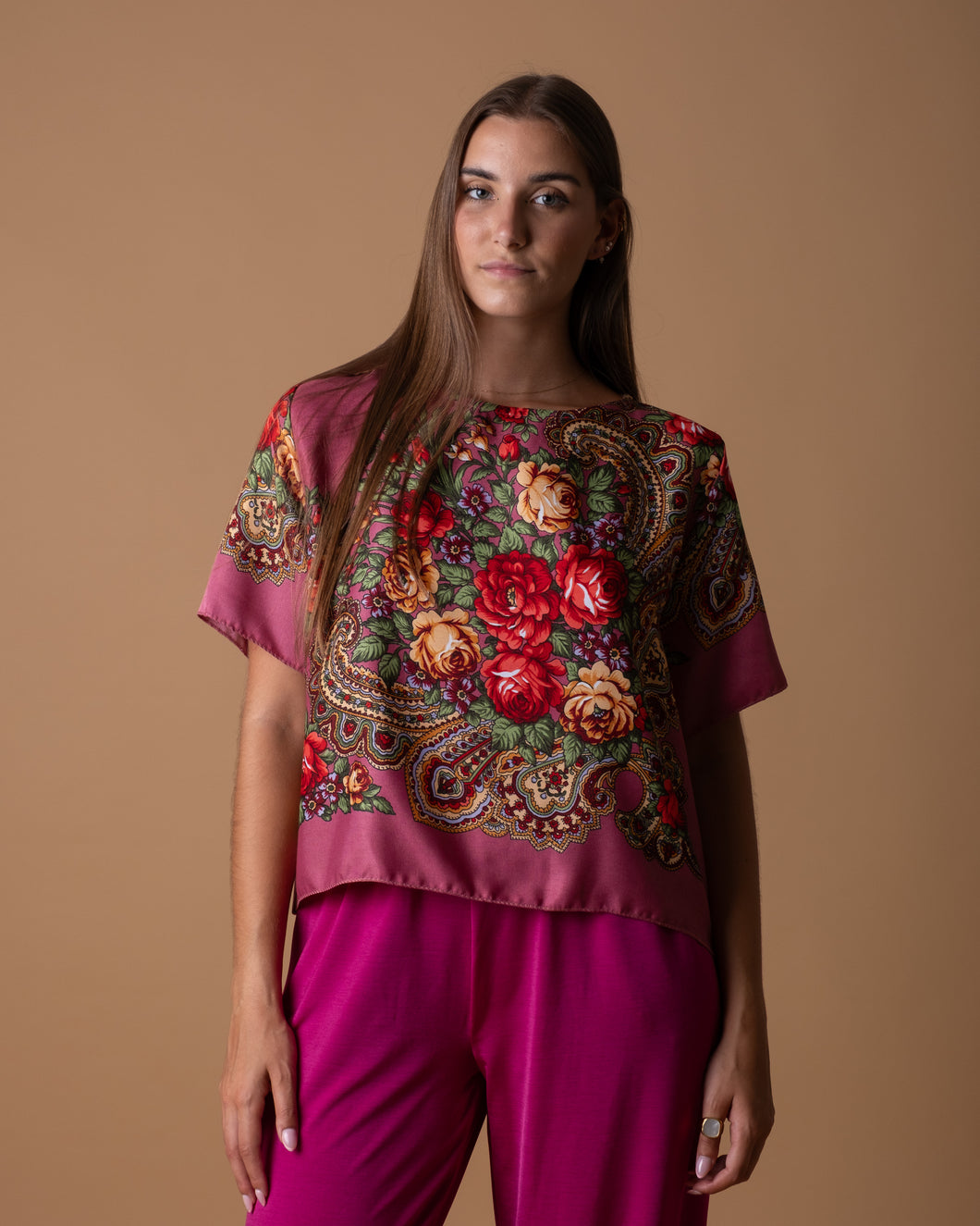 Pink Scarf t-shirt