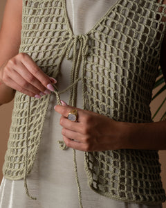 Crochet vest