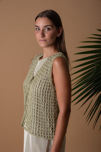 Crochet vest