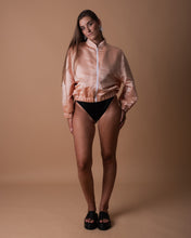 Load image into Gallery viewer, Salmon bomber jacket
