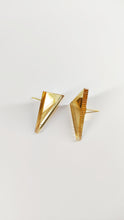 Load image into Gallery viewer, Mini triangle in gold
