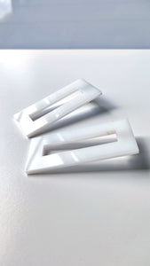 Cutted large rectangular WHITE