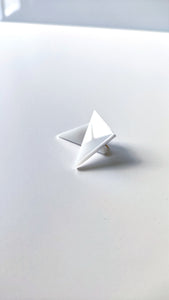 Mini triangles WHITE