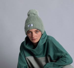 Beanie sage green, beige or grey