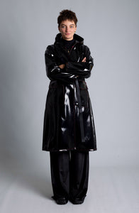 Vinyl Trench coat