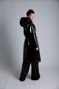 Vinyl Trench coat