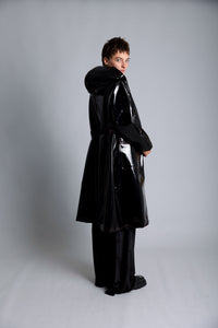 Vinyl Trench coat