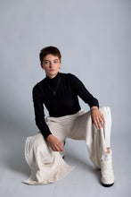 Load image into Gallery viewer, Button stripped velvet pants
