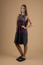 Load image into Gallery viewer, 3 tones ruffled dress
