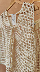 Crochet vest