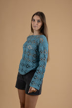 Load image into Gallery viewer, Crochet longe sleeve in 3 colors
