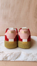 Load image into Gallery viewer, Red and pink sneakers
