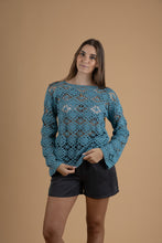 Load image into Gallery viewer, Crochet longe sleeve in 3 colors
