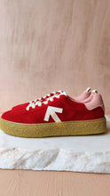 Load image into Gallery viewer, Red and pink sneakers
