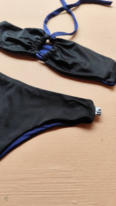 Cai cai bikini in black and navy blue