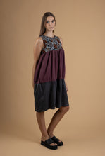 Load image into Gallery viewer, 3 tones ruffled dress
