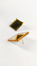 Load image into Gallery viewer, Small square in gold
