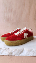 Load image into Gallery viewer, Red and pink sneakers
