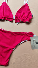 Load image into Gallery viewer, Fuchsia triangle bikini
