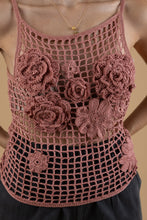 Load image into Gallery viewer, Crochet pink top

