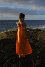 Load image into Gallery viewer, Orange wide dress
