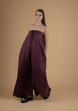 Load image into Gallery viewer, Aubergine pleated jumpsuit
