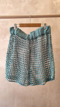 Load image into Gallery viewer, Crochet blue shorts
