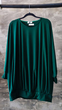 Load image into Gallery viewer, Dark green Pleated Hoodie
