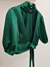 Load image into Gallery viewer, Satin Jane blouse without back
