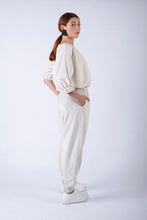 Load image into Gallery viewer, Pearl velvet trackpants
