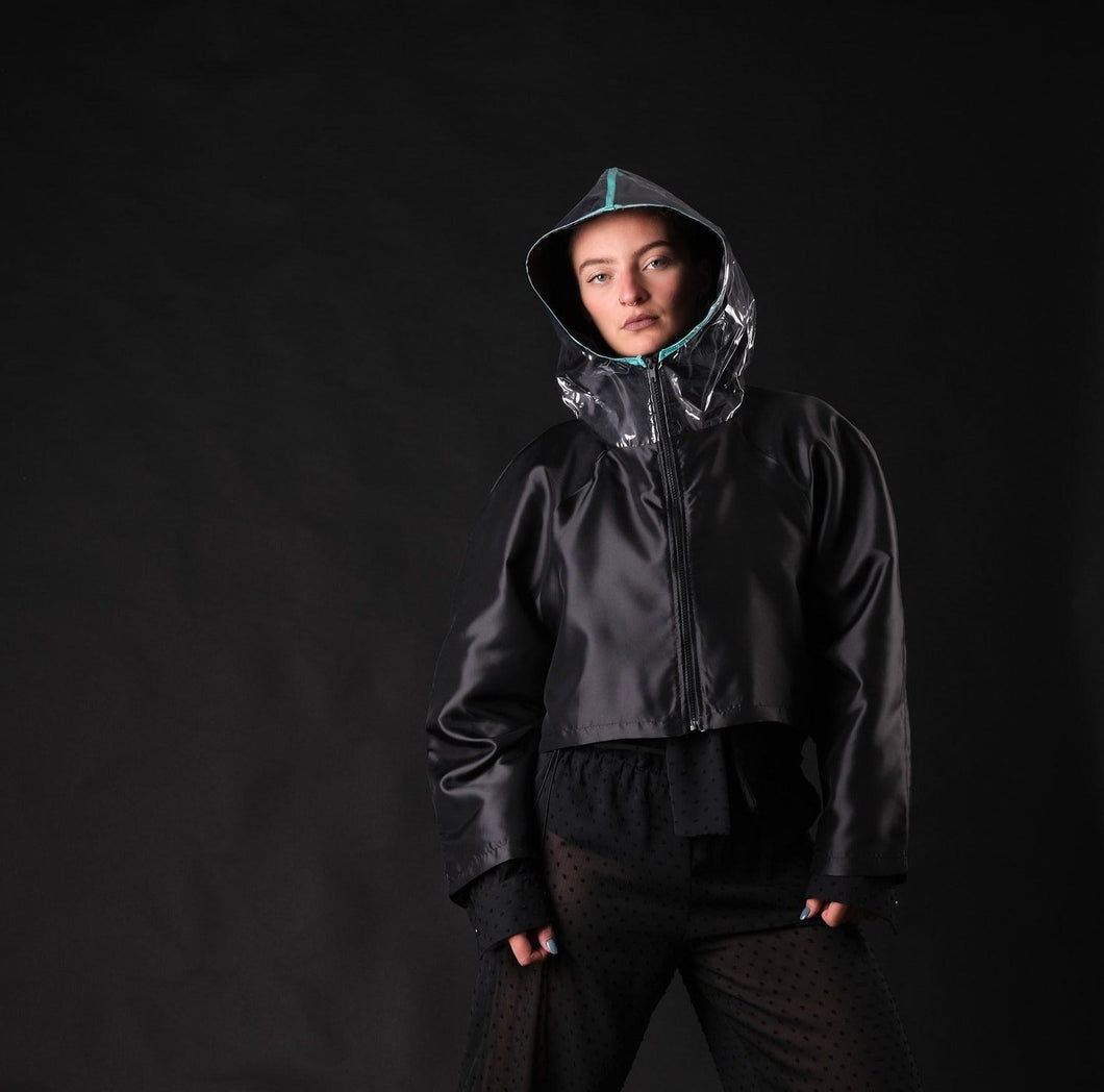 Short waterproof coat