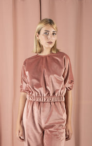 Sofi velvet blouse