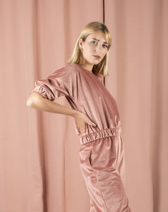 Sofi velvet blouse