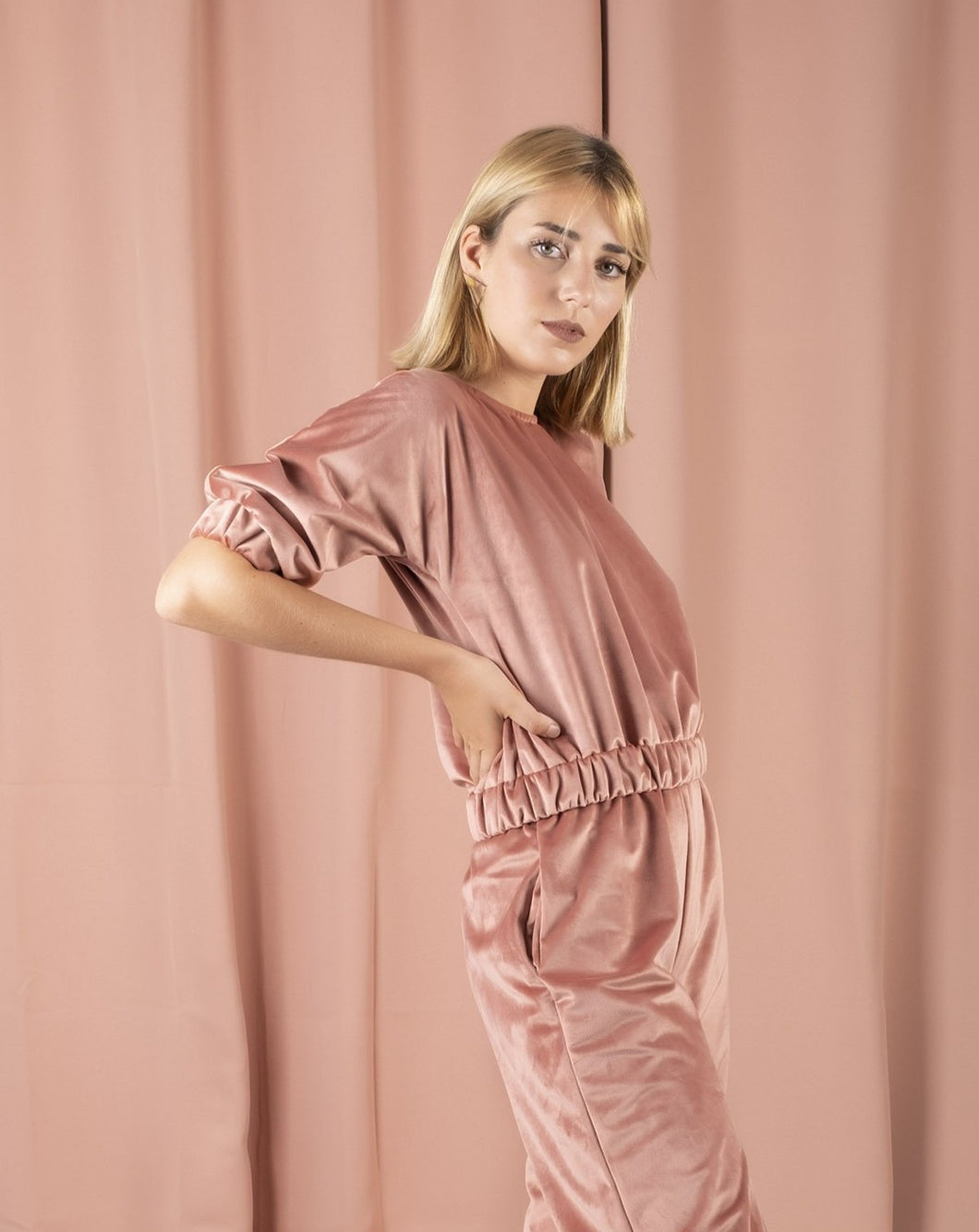 Sofi velvet blouse
