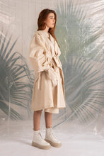 Load image into Gallery viewer, All pleated trenchcoat
