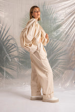 Load image into Gallery viewer, All pleated nude bomber
