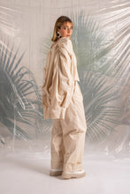 Load image into Gallery viewer, All pleated nude bomber
