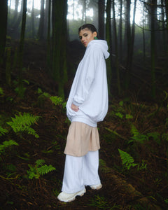 American fleece pleated bomber