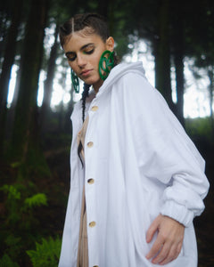 American fleece pleated bomber